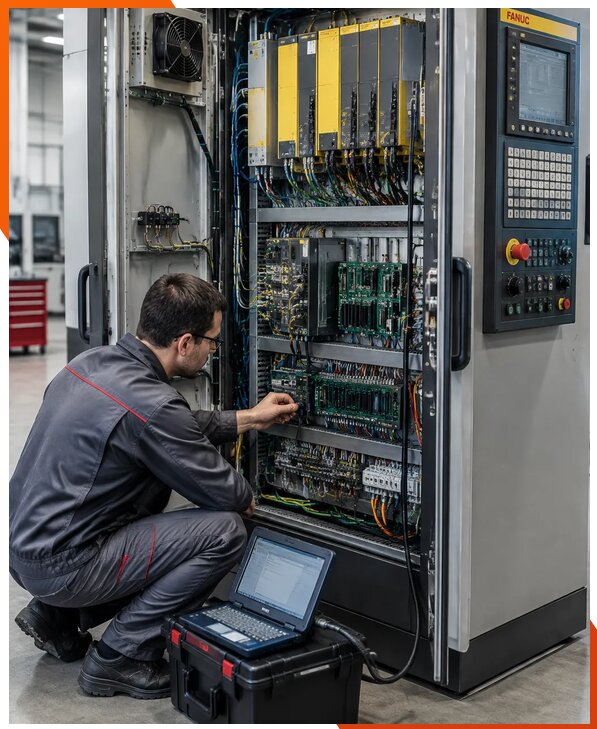 Ремонт систем ЧПУ FANUC промышленных станков в Ростове-на-Доне