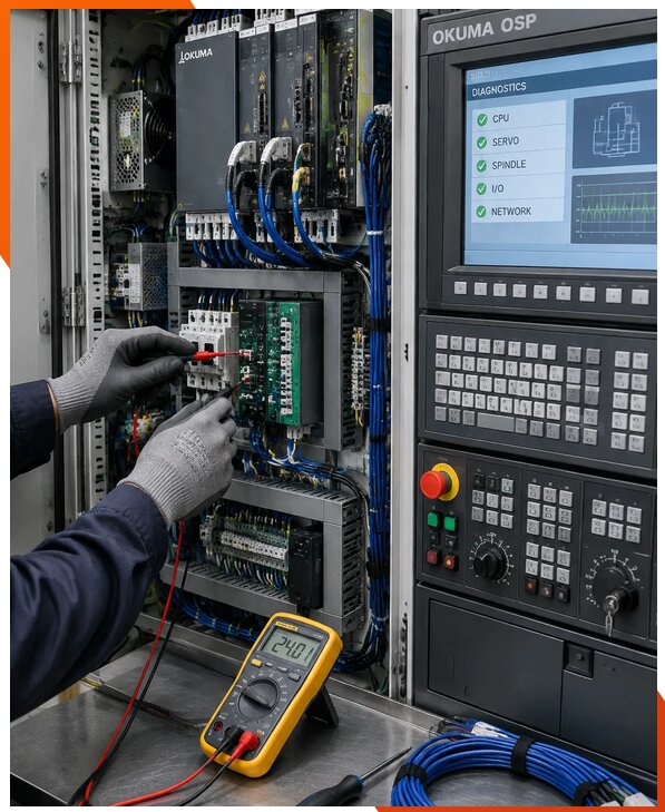Ремонт систем ЧПУ Okuma OSP в Ростове-на-Доне